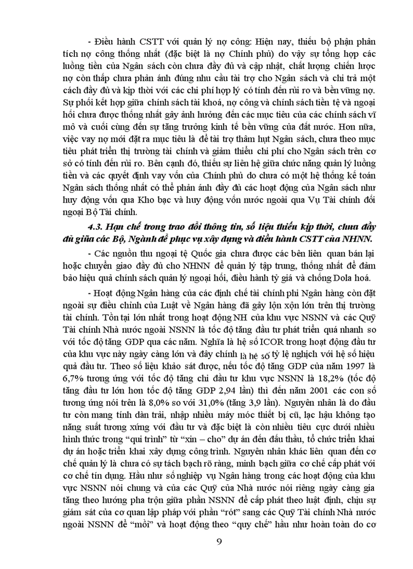 image for page Tăng cường hiệu quả phối hợp giữa chính sách tiền tệ và chính sách tài khoá ở Việt Nam