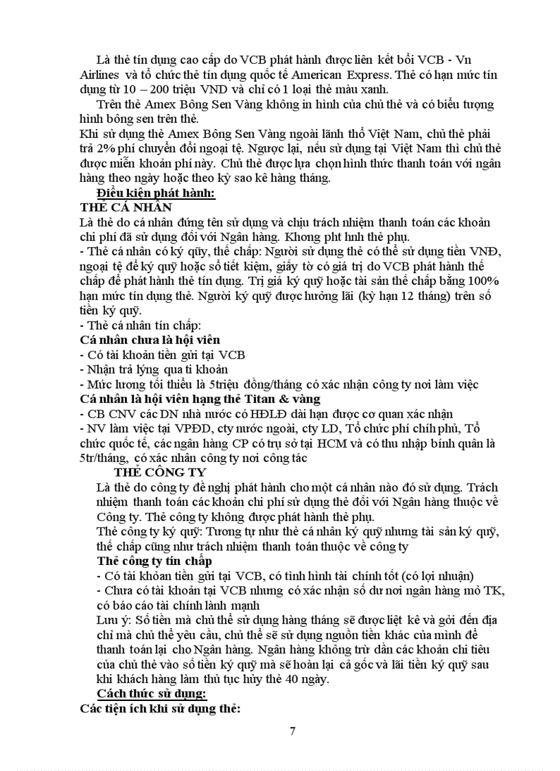 image for page Những loại thẻ tín dụng trên thị trường tài chính Việt Nam hiện nay