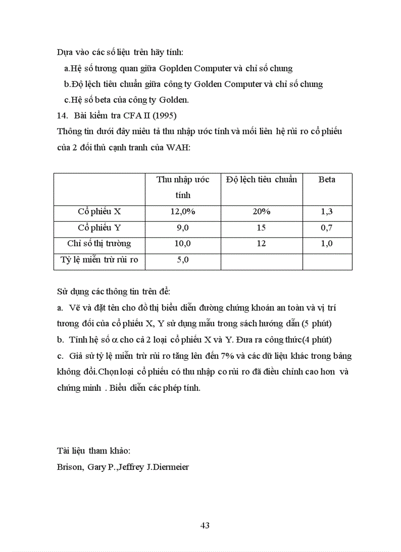 image for page Giới thiệu mô hình định giá tài sản