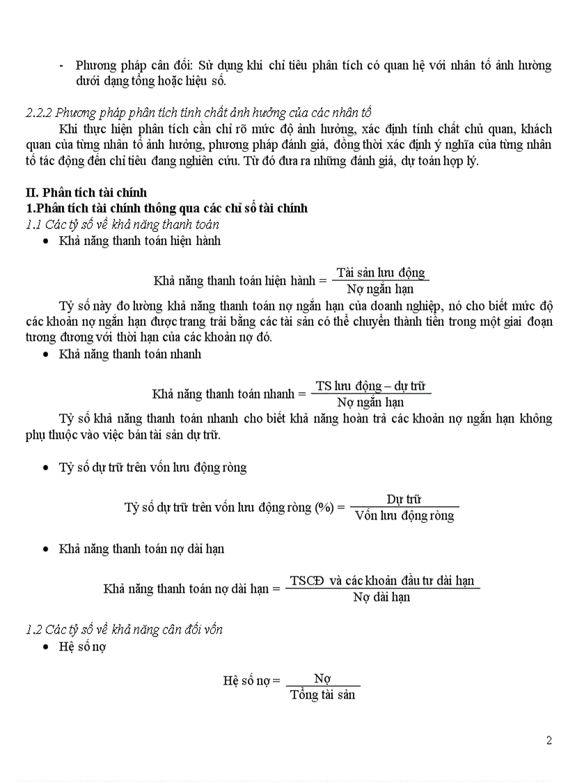 image for page Tổng quan về phân tích tài chính