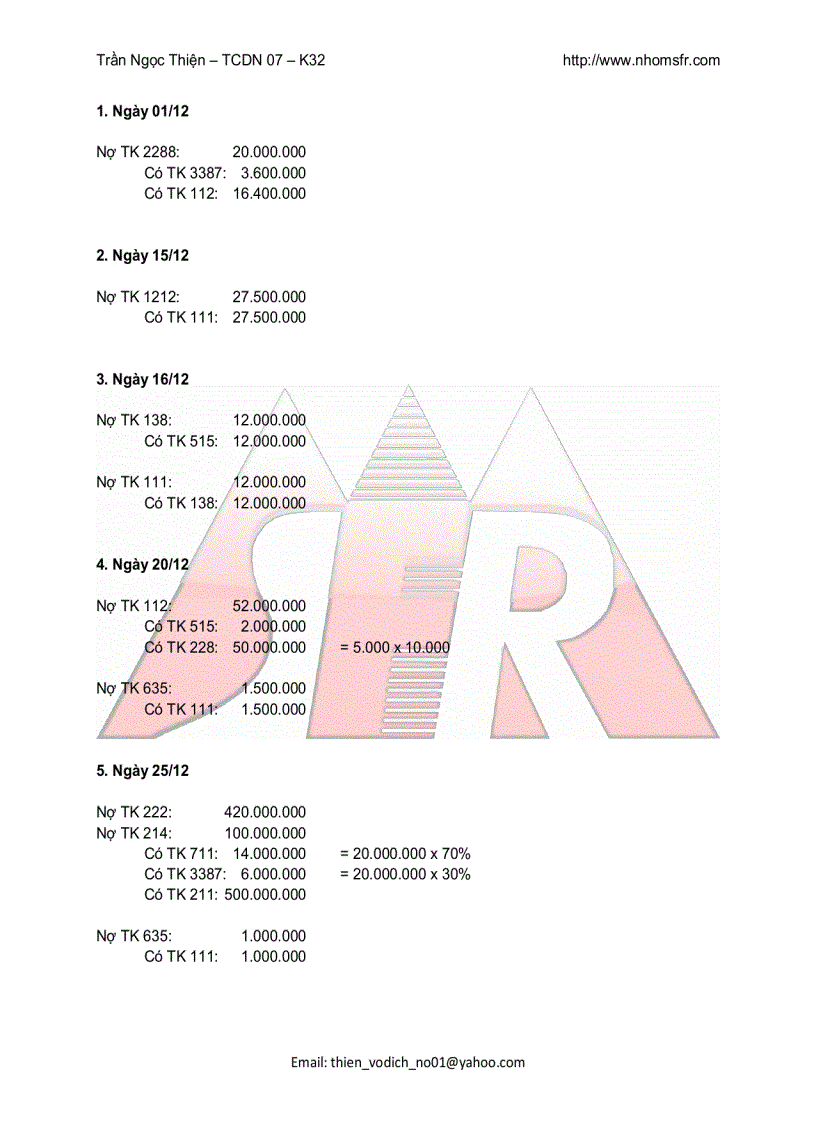image for page Bài tập và bài giải Kế toán tài chính