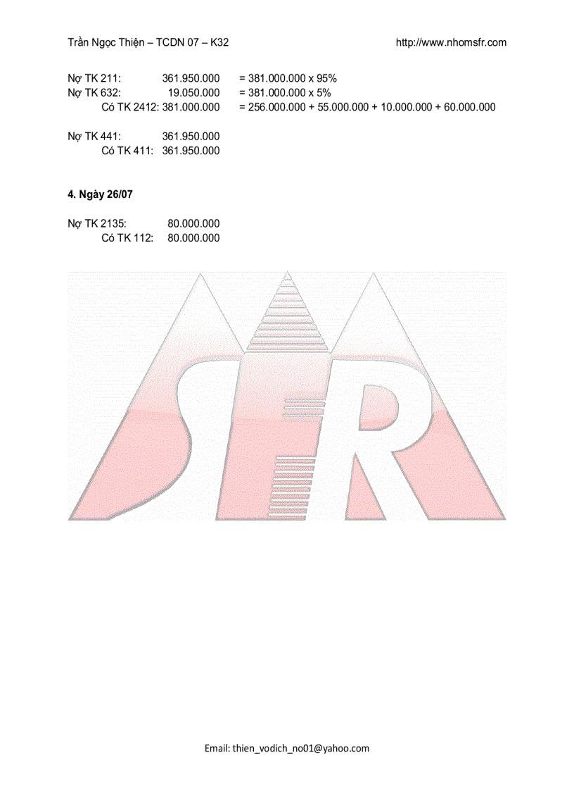 image for page Bài tập và bài giải Kế toán tài chính 1