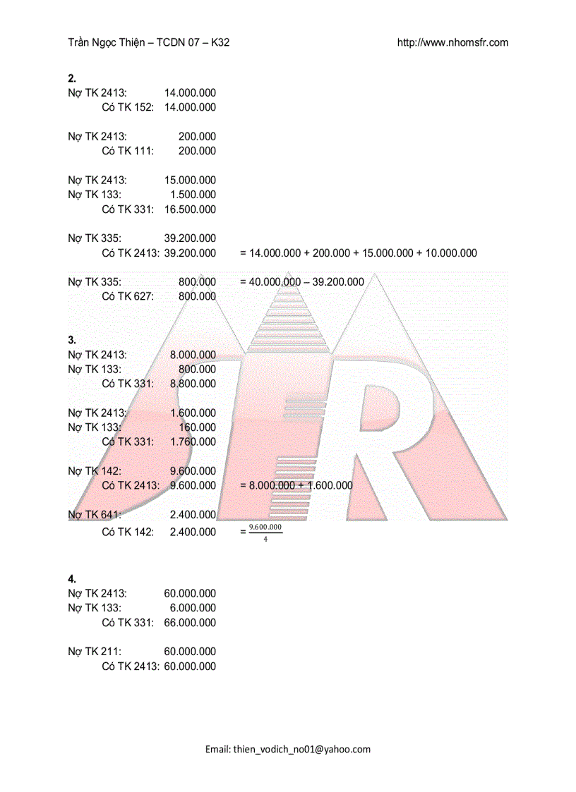 image for page Bài tập và bài giải Kế toán tài chính 1