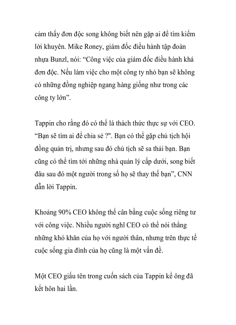 image for page Bí mật khó nói của các tổng giám đốc CEO