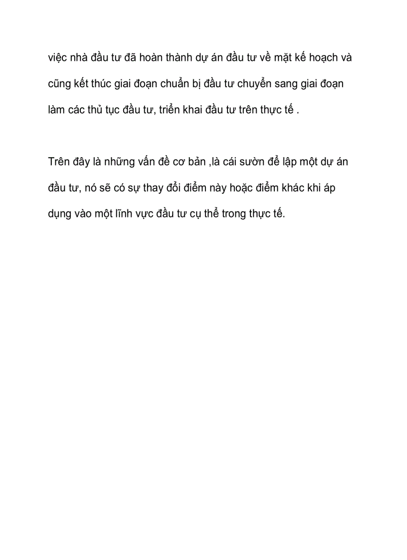 image for page Làm thế nào để lập một dự án đầu tư