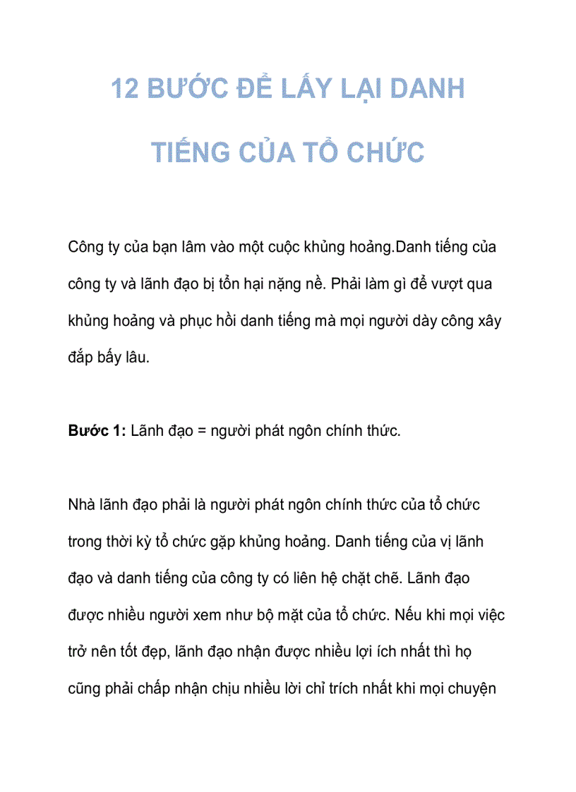 image for page 12 bước để lấy lại danh tiếng của tổ chức