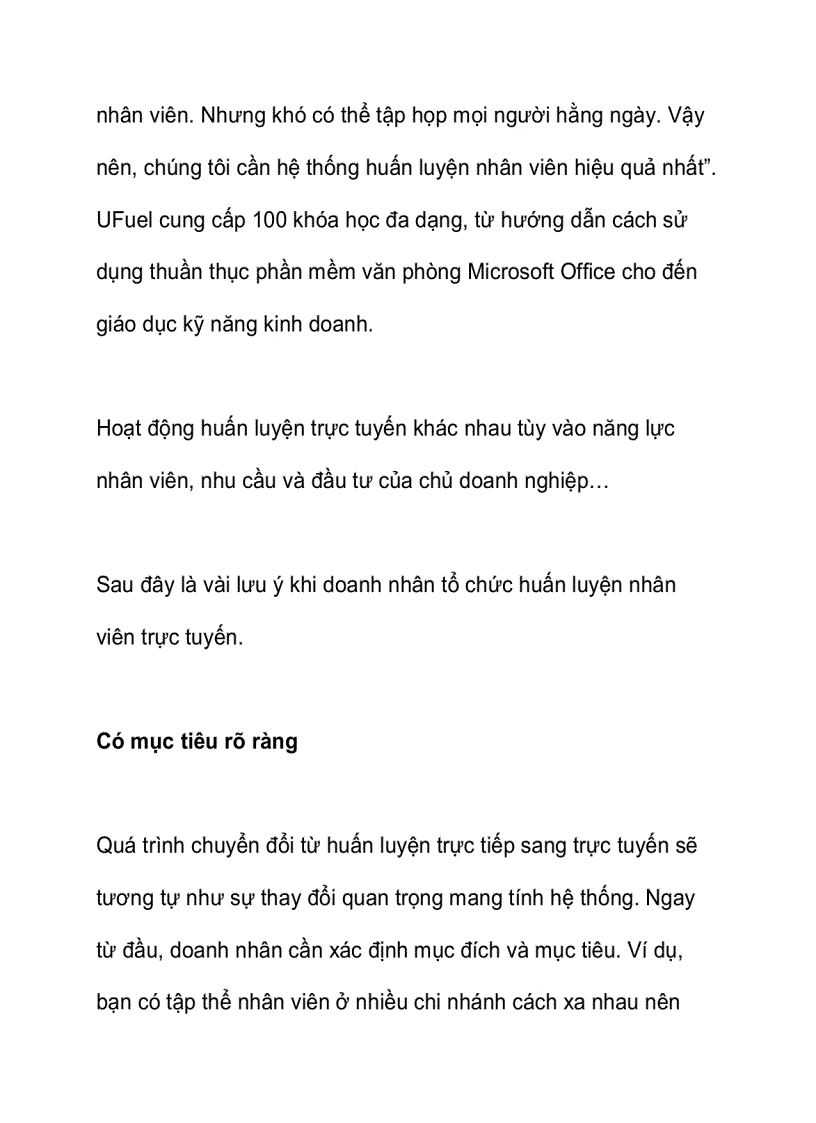 image for page Mô hình đào tạo nhân viên thời đại mới