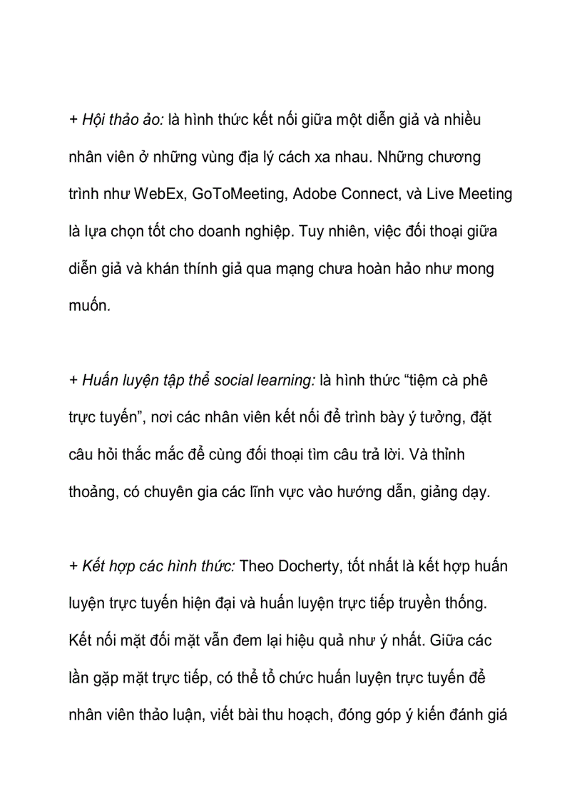 image for page Mô hình đào tạo nhân viên thời đại mới