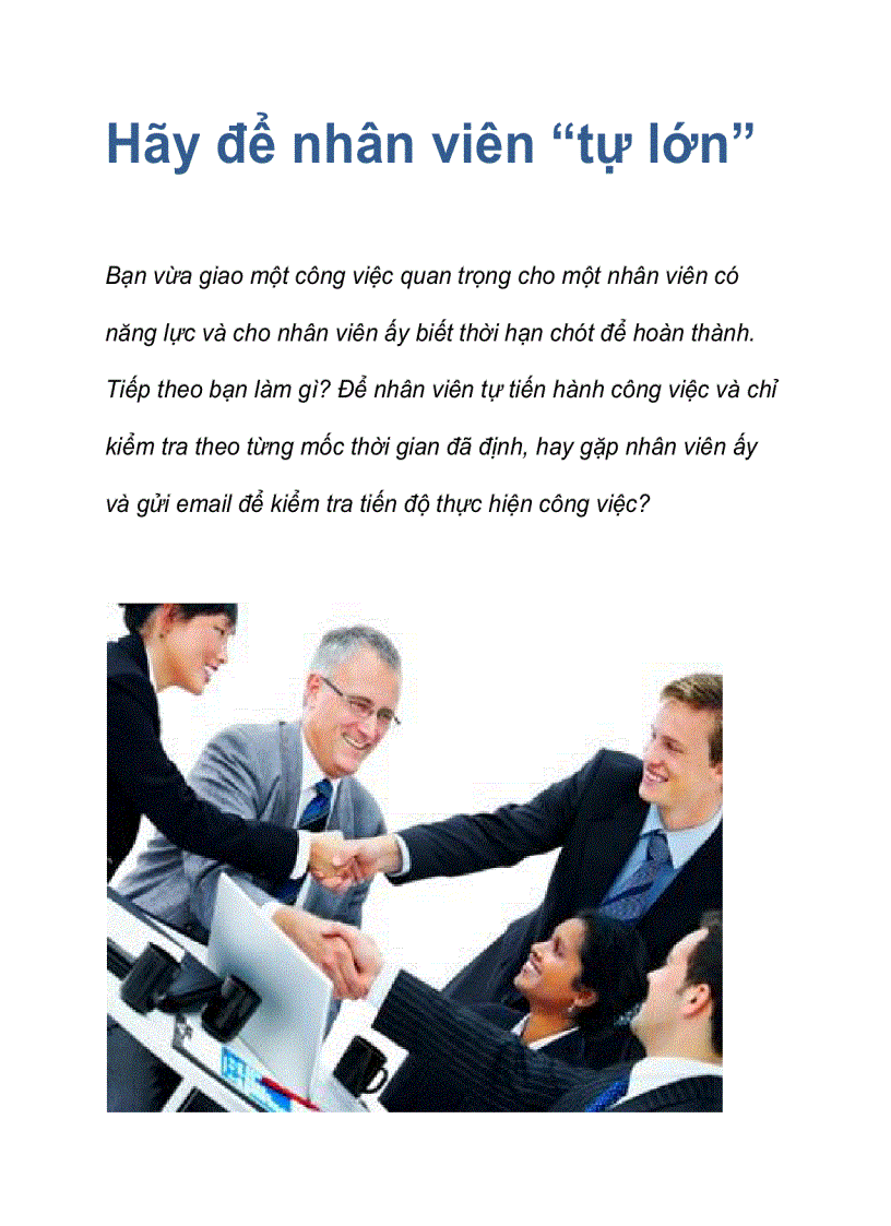 image for page Hãy để nhân viên tự lớn