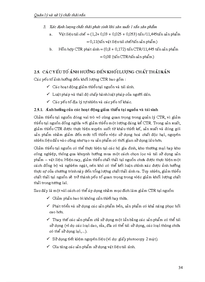 image for page Quản lý và xử lý chất thải rắn