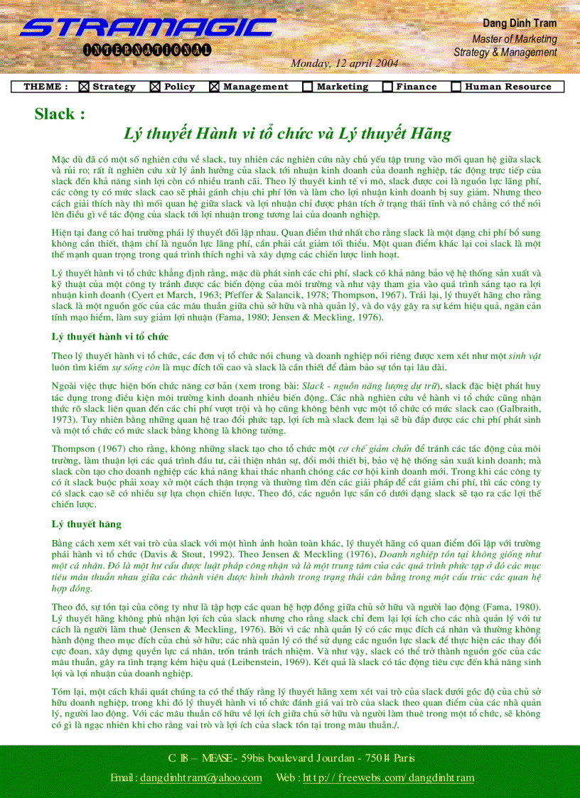 image for page Lý thuyết hành vi tổ chức và lý thuyết hãng