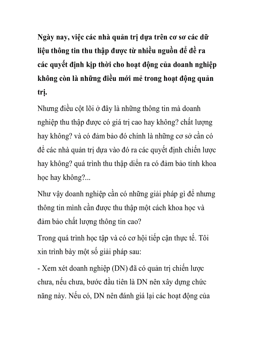 image for page Quản trị thông tin môi trường kinh doanh