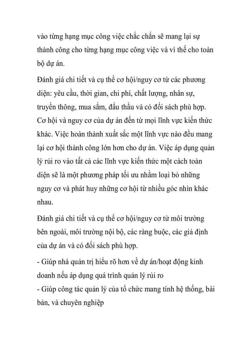 image for page Quản lý rủi ro không thể thiếu với bất kỳ dự án nào