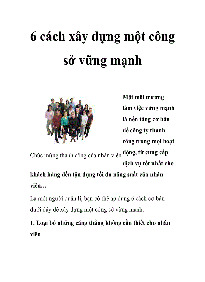 image for page 6 cách xây dựng một công sở vững mạnh