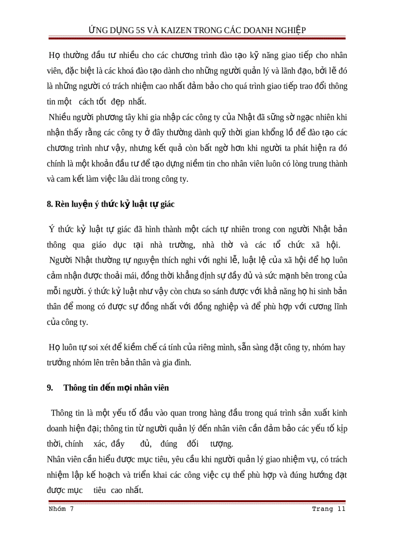 image for page Ứng dụng Kaizen trong các doanh nghiệp