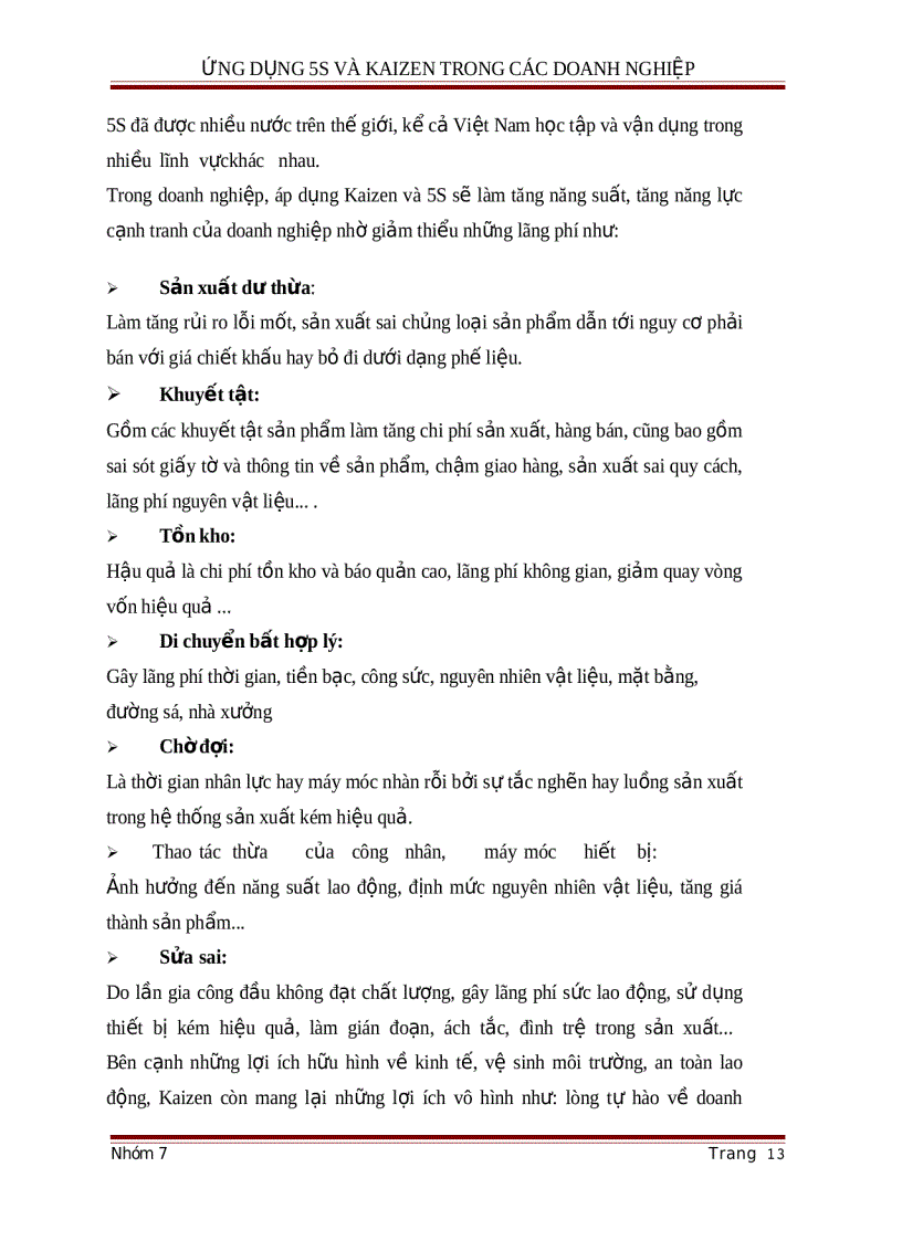 image for page Ứng dụng Kaizen trong các doanh nghiệp