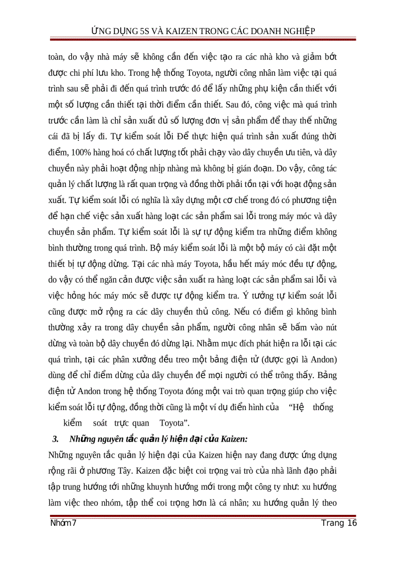 image for page Ứng dụng Kaizen trong các doanh nghiệp