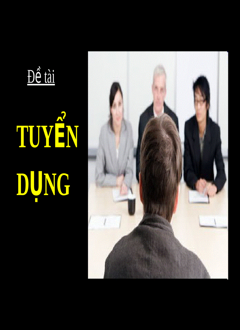 Tuyển dụng tại doanh nghiệp