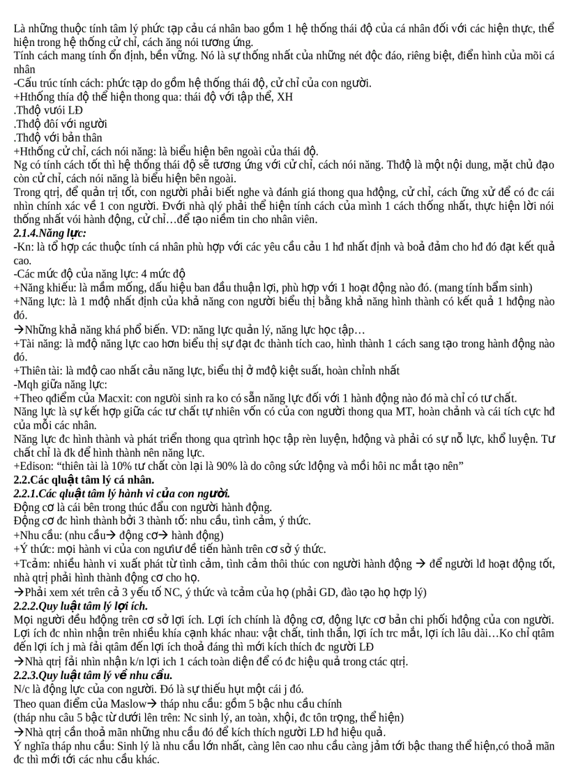 image for page Đặc điểm tâm lý các đối tượng quản trị trong kinh doanh