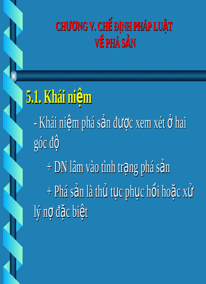 image for page Chương 5 Chế định pháp luật về phá sản