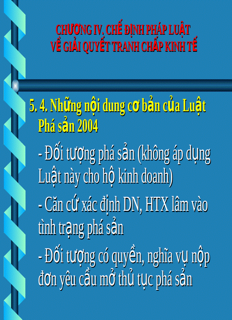 image for page Chương 5 Chế định pháp luật về phá sản