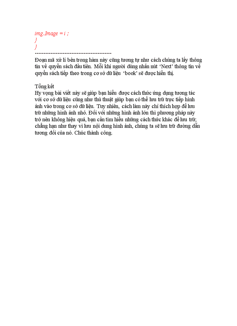 image for page Lưu trữ hình ảnh dùng c