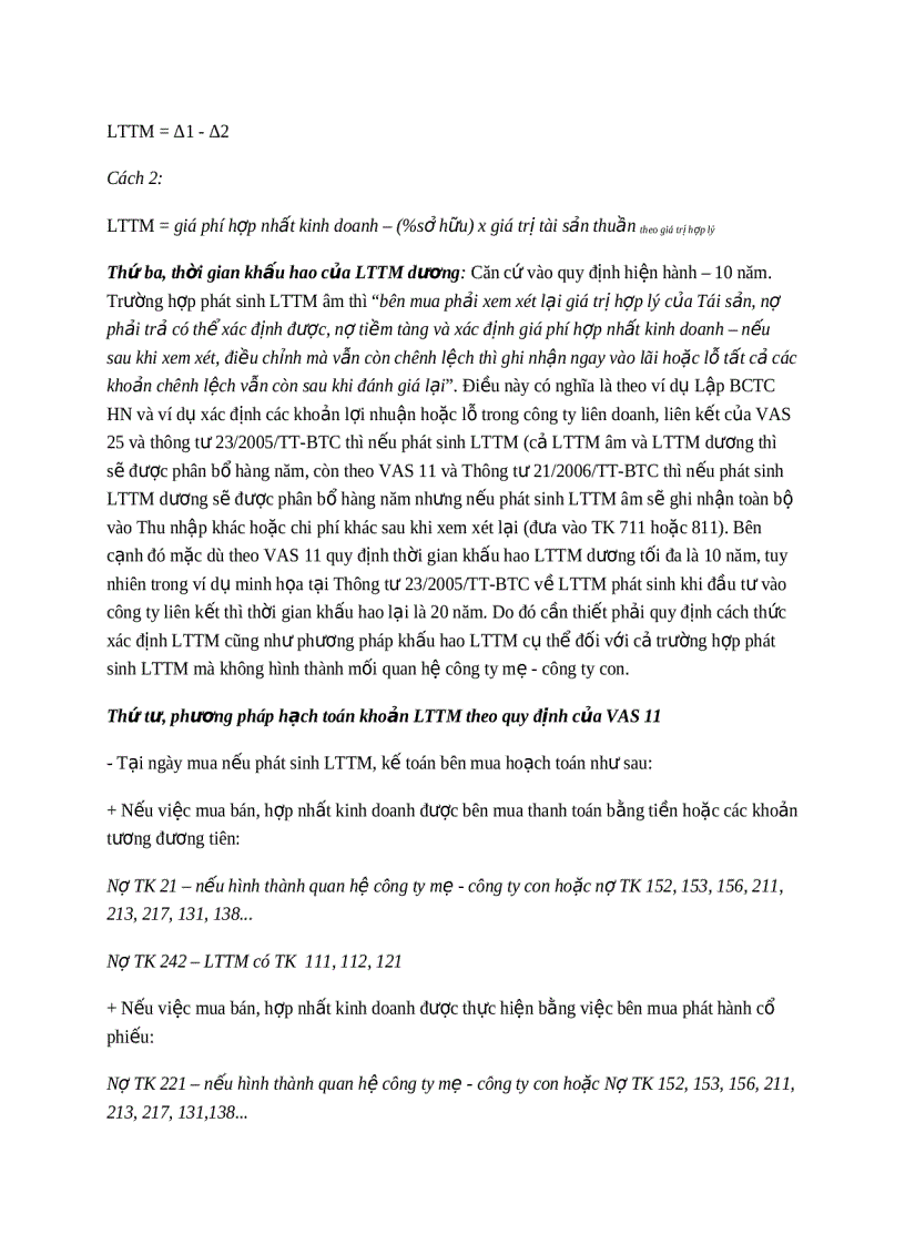 image for page Lợi thế thương mại những vấn đề cần làm rõ