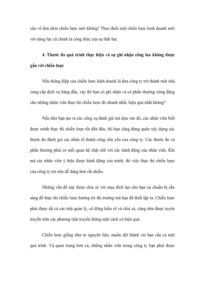 image for page Chiến lược kinh doanh hay tại sao vẫn thất bại