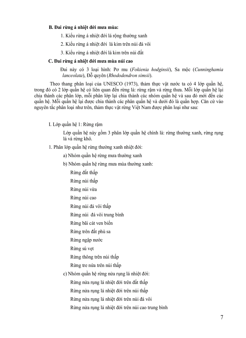 image for page Hệ sinh thái rừng tự nhiện Việt Nam