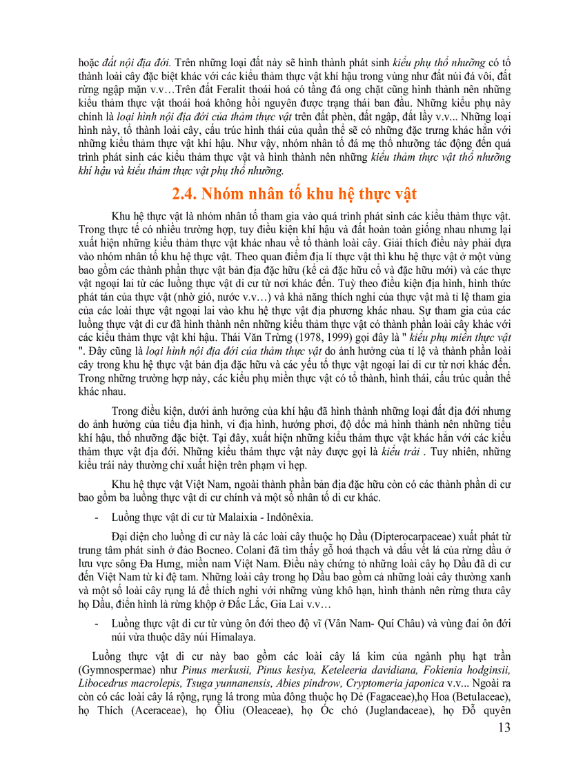 image for page Hệ sinh thái rừng tự nhiện Việt Nam