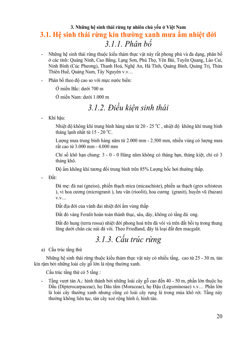 image for page Hệ sinh thái rừng tự nhiện Việt Nam