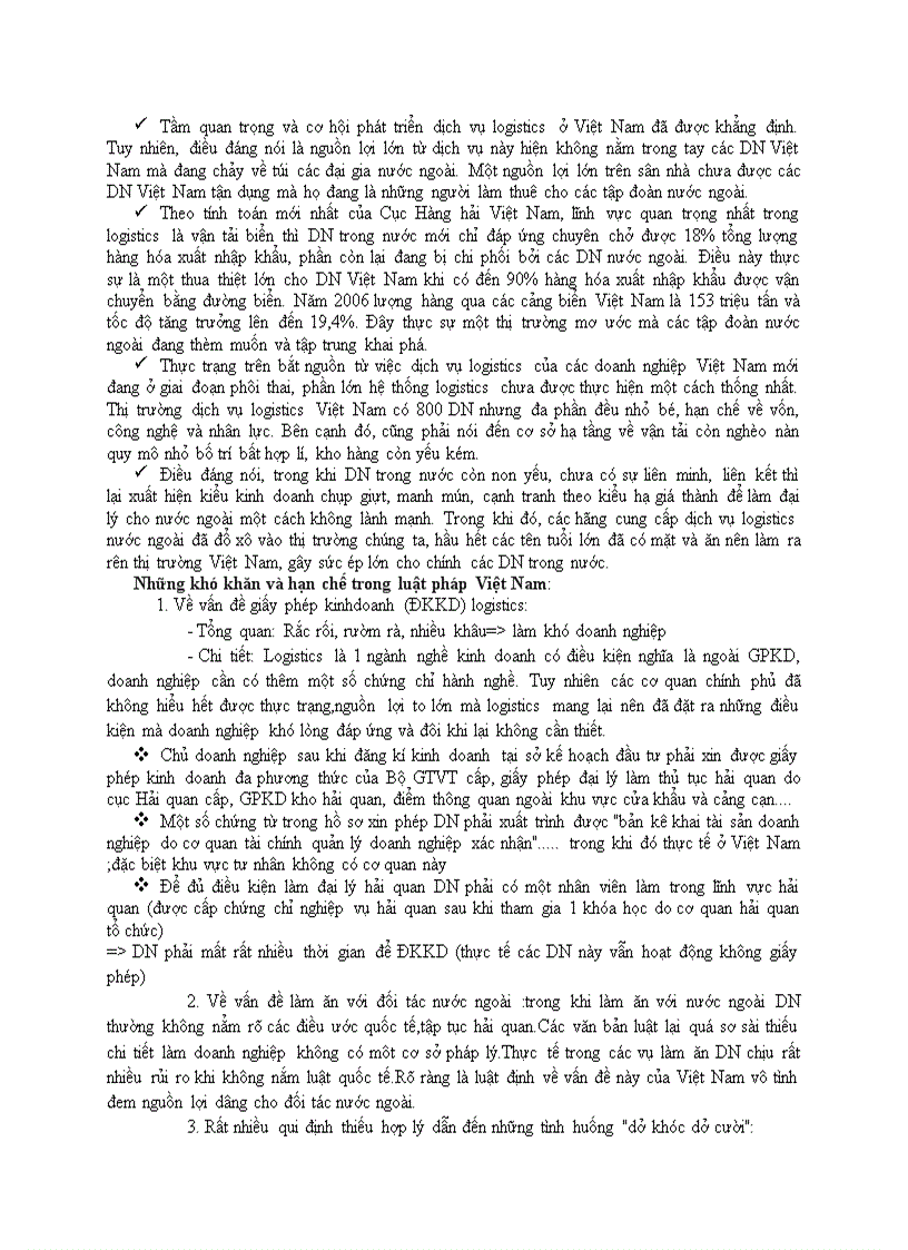 image for page Logistics có hay không những thách thức và rào cản