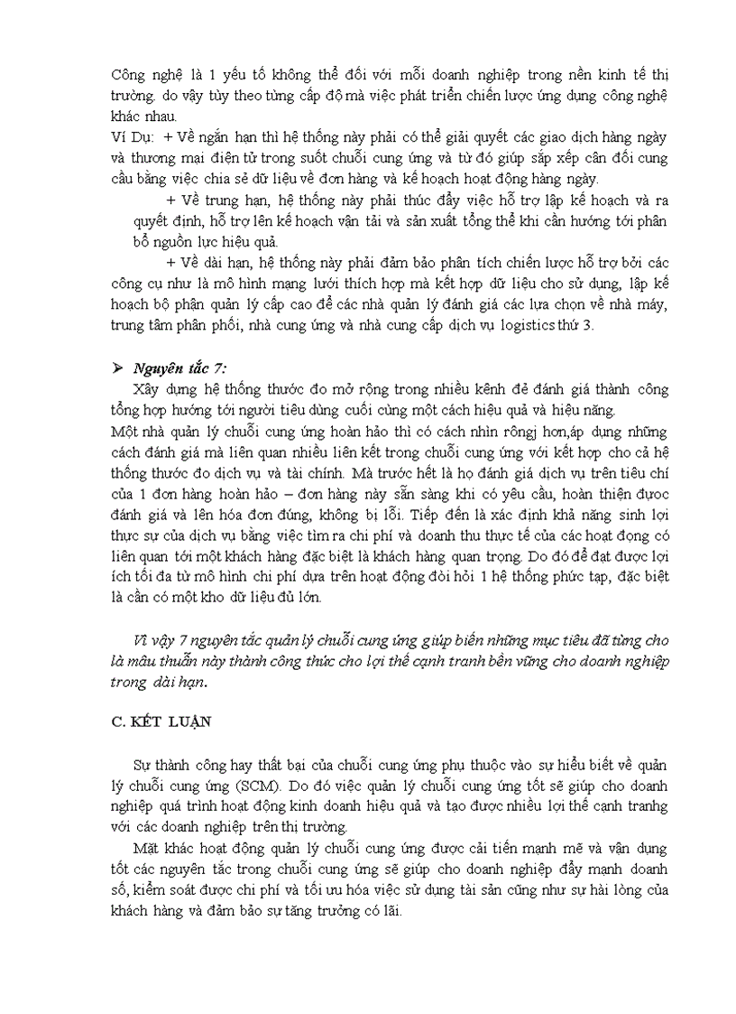 image for page Quan niệm mới về quản lý chuỗi cung ứng