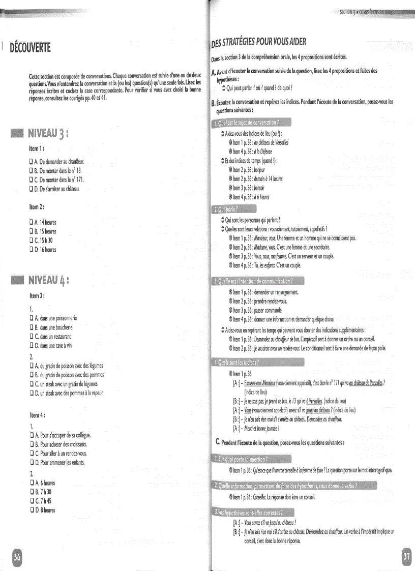 image for page Đây là phần tài liệu thi TCF mình kiếm đc sách này mới hơn TCF 250 activite các bạn coi thử nhé