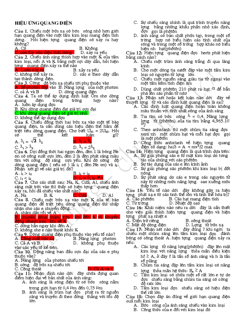 image for page Bài tập về chương lượng tử ánh sáng rất hay