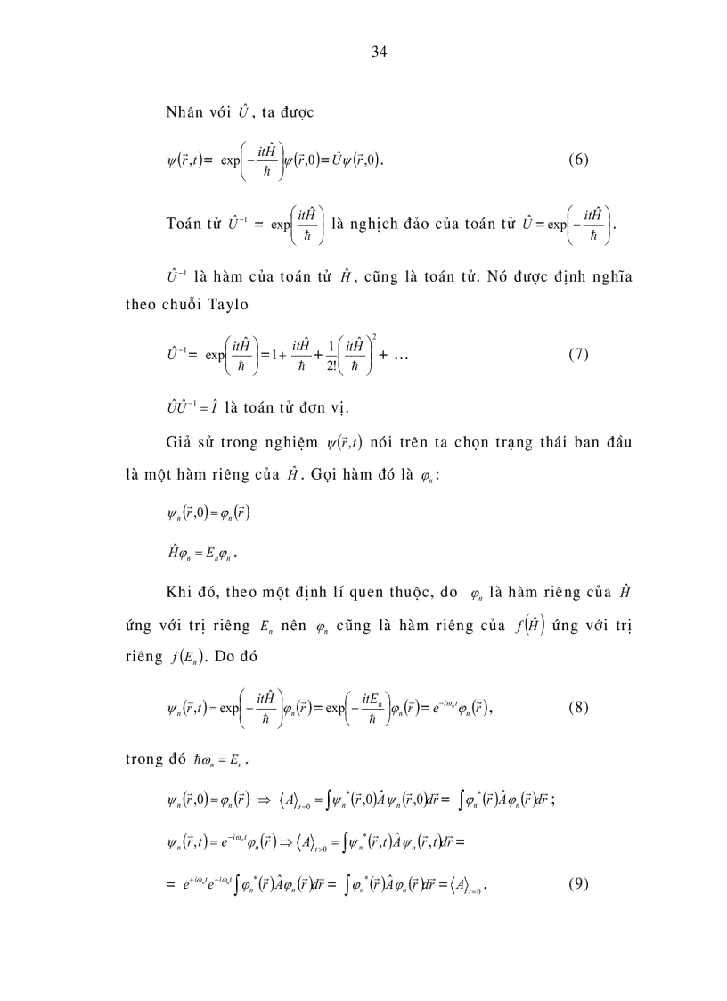 image for page Bài giảng cơ học lượng tử dành cho người thi và học cao học vật lý rất hay