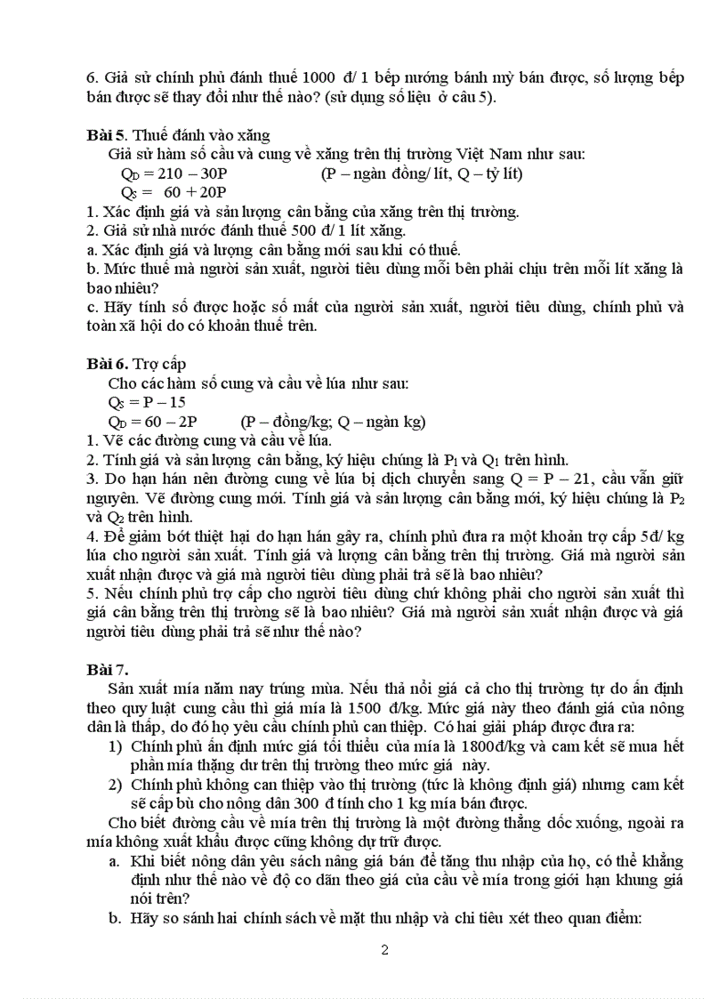 image for page Tổng hợp bài tập kinh tế vi mô hay