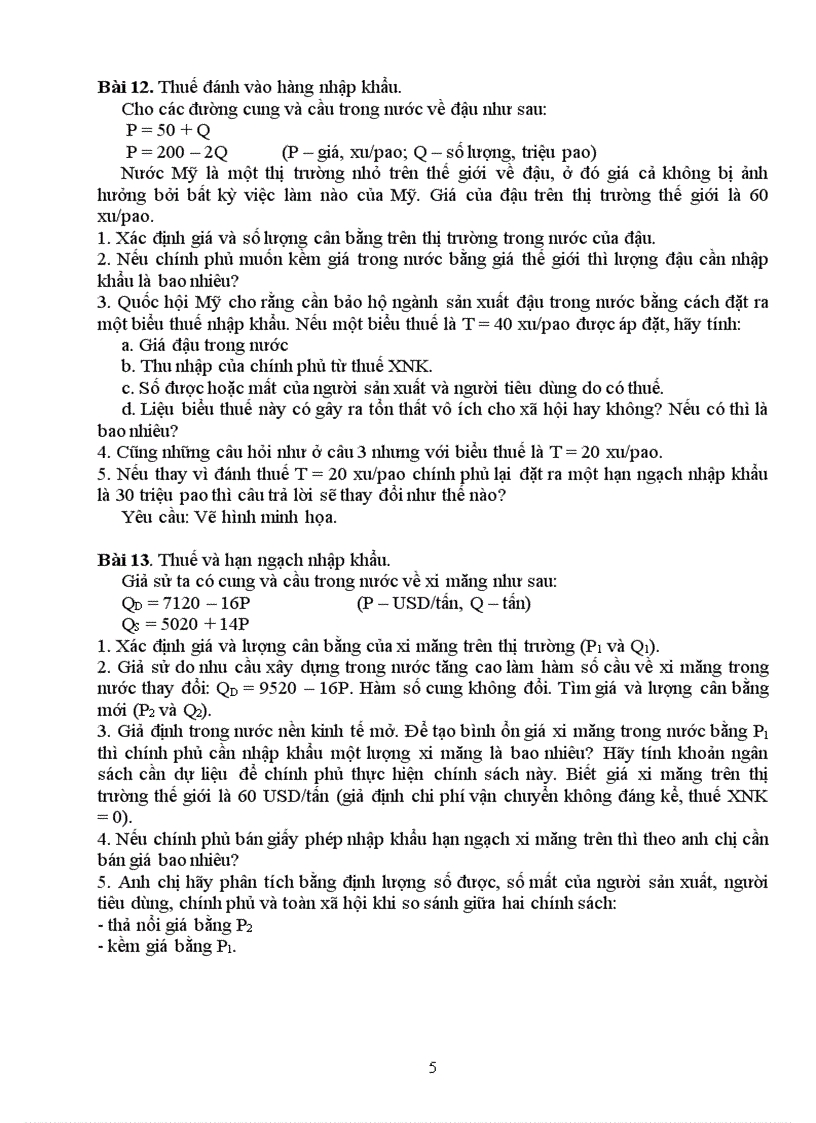 image for page Tổng hợp bài tập kinh tế vi mô hay