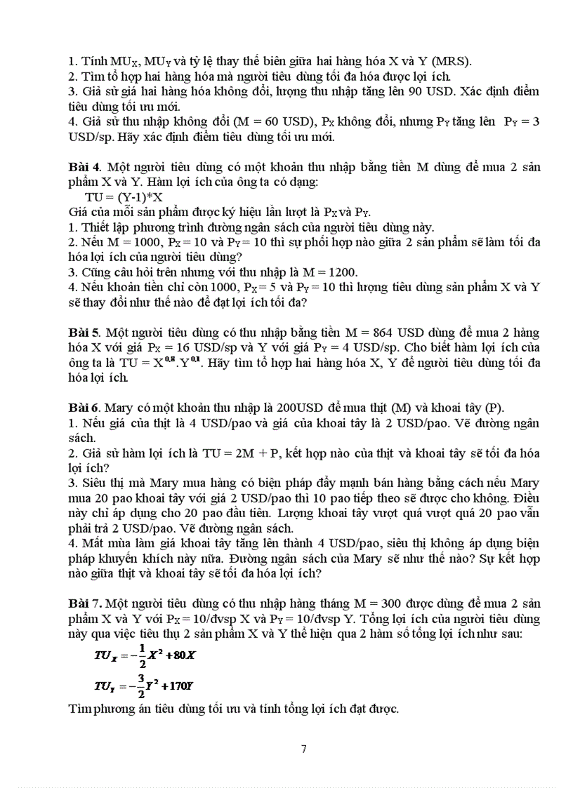 image for page Tổng hợp bài tập kinh tế vi mô hay