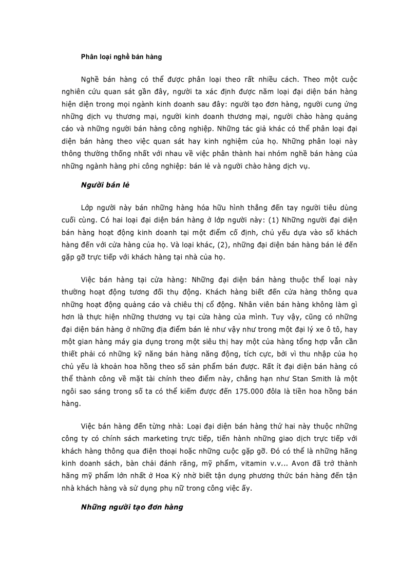 image for page Nghề bán hàng hàng và quản trị bán hàng