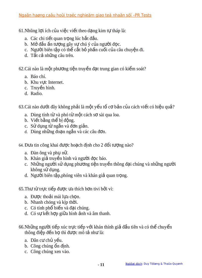 image for page Trắc nghiệm giao tiếp nhân sự