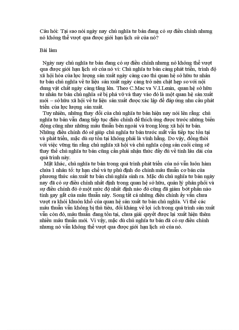 image for page Chủ nghĩa tư bản đang có sự điều chỉnh nhưng nó không thể vượt qua được giới hạn lịch sử của nó