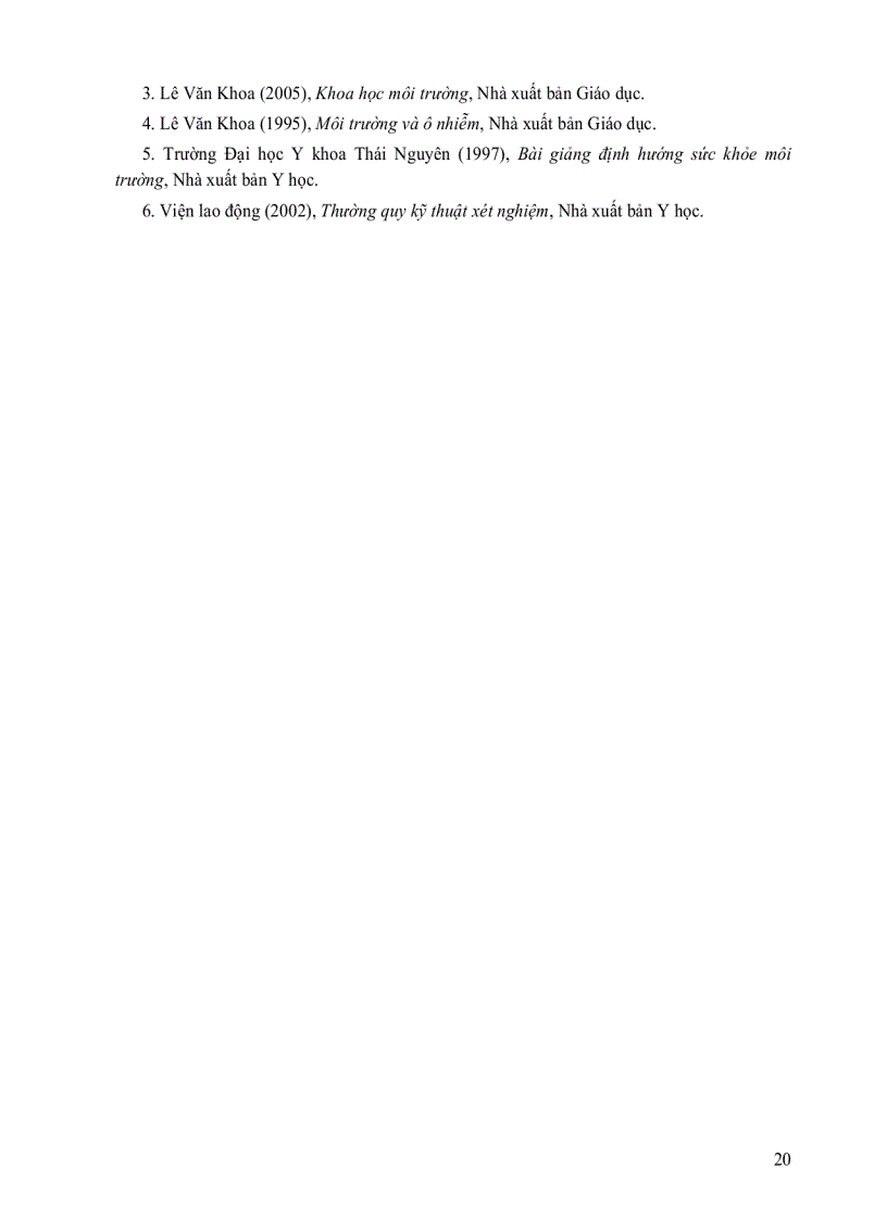 image for page Môi trường và độc chất