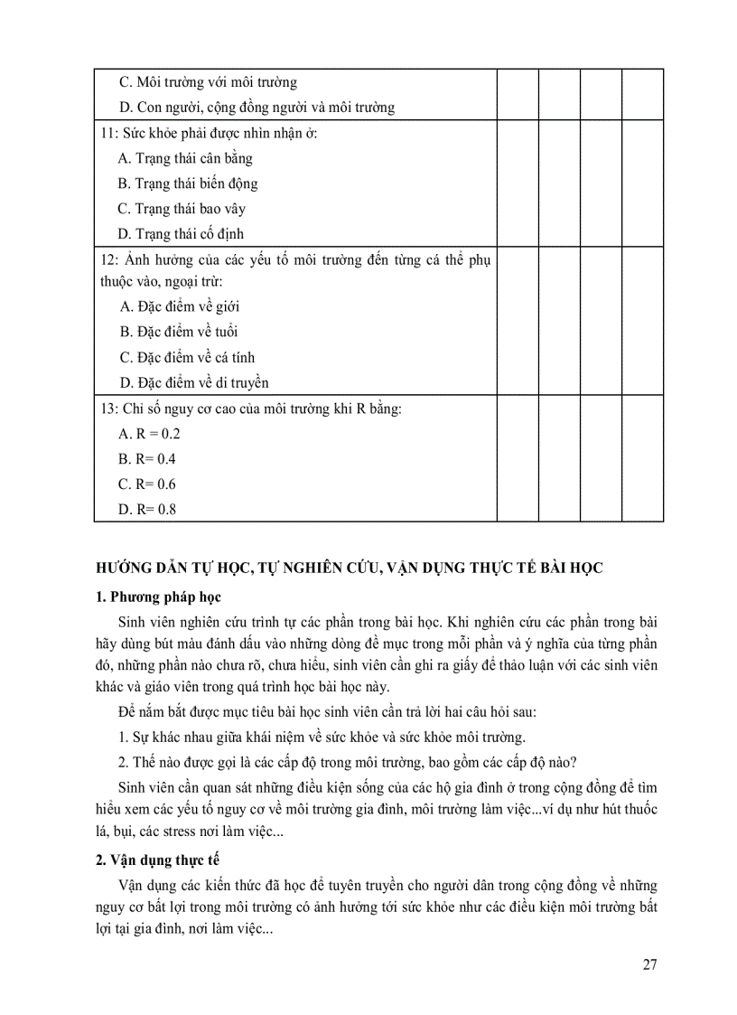 image for page Môi trường và độc chất