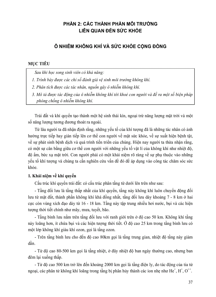 image for page Môi trường và độc chất