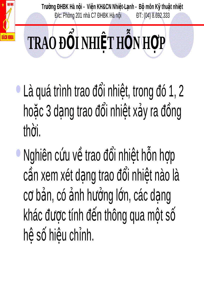 image for page Truyền nhiệt và thiết bị trao đổi nhiệt