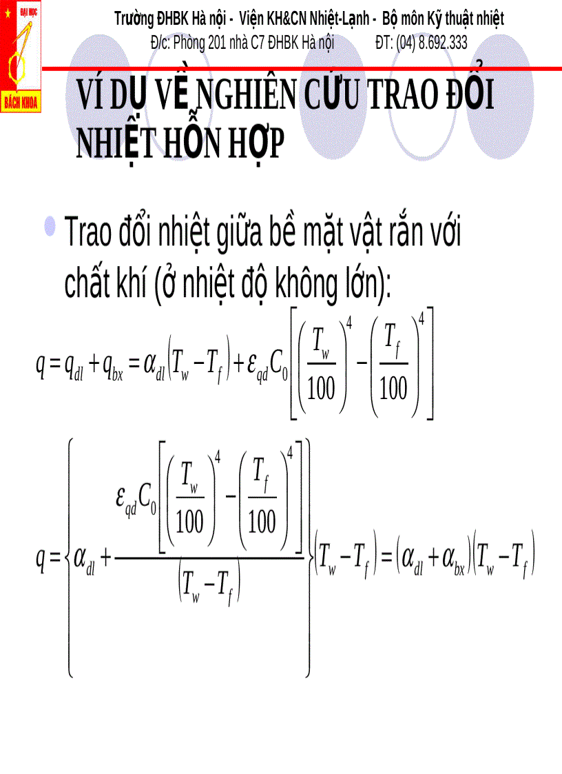 image for page Truyền nhiệt và thiết bị trao đổi nhiệt