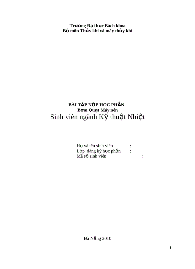 image for page Bài tập bơm quạt máy nén