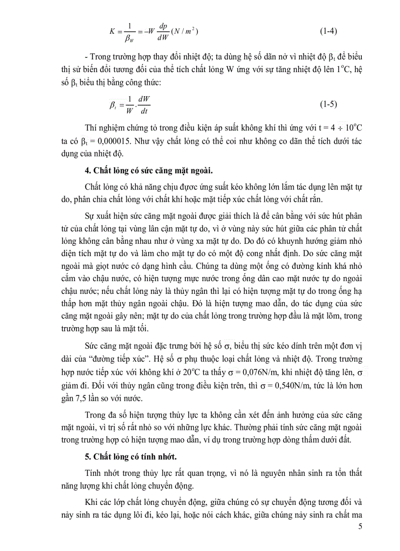 image for page Bài giảng thuỷ lực môi trường