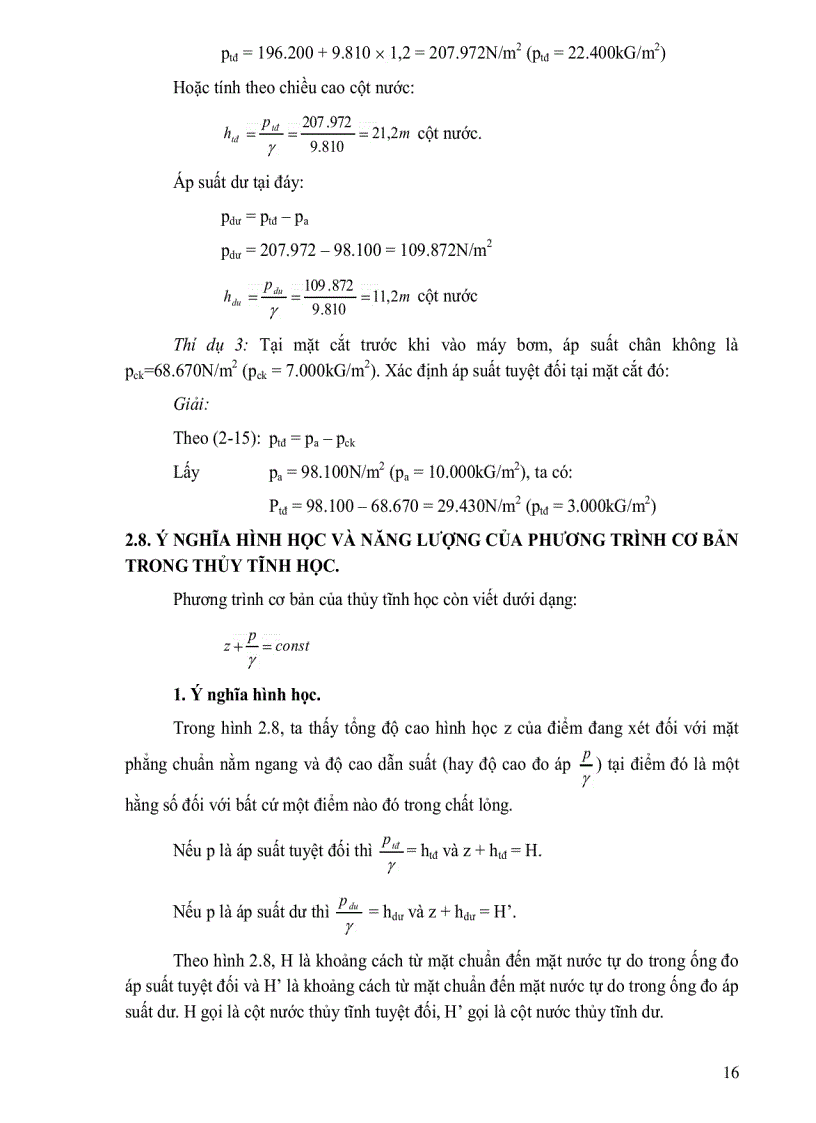 image for page Bài giảng thuỷ lực môi trường